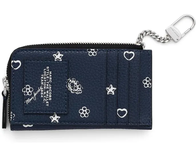 Кошелек Marc Jacobs The Bandana Top Zip Wallet на молнии