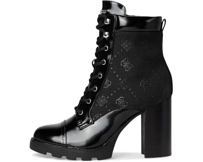 Ботильоны GUESS Nellsan на устойчивом каблуке с круглым носком