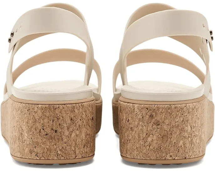 Сандалии Crocs Brooklyn Cork Low Wedge на пробковой платформе