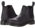 Dr. Martens 2976 Leonore Mono кожаные челси ботинки для детей с подкладкой из шерпы