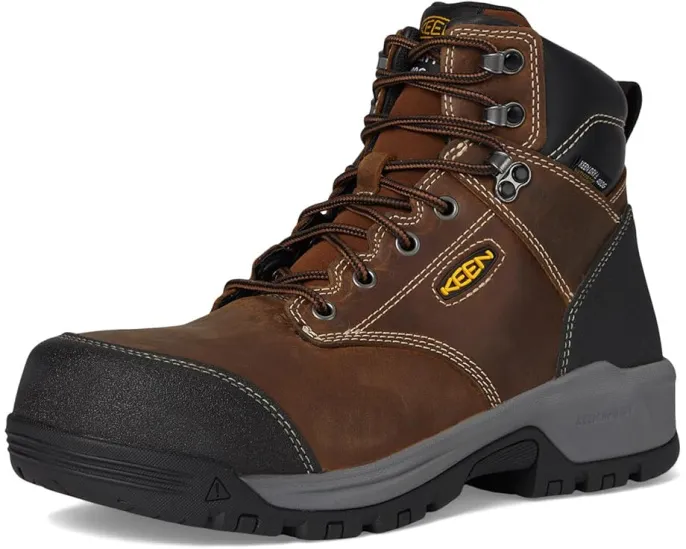 Рабочие ботинки KEEN Utility Evanston 6 дюймов (15.24 см) с композитным носком, водонепроницаемые, утепленные 400G