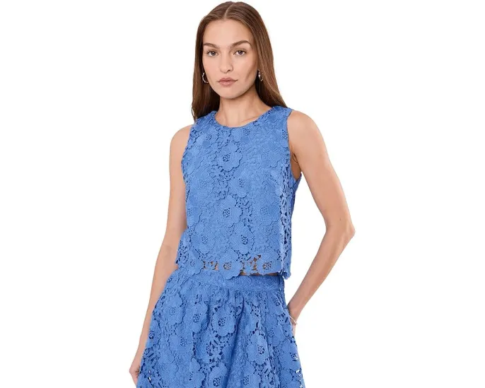 Топ CeCe без рукавов из кружева