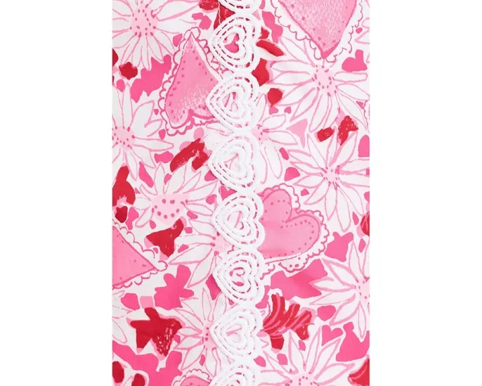 Lilly Pulitzer Kids шорты-юбка Mini Michelina с эластичной талией и цветочным принтом