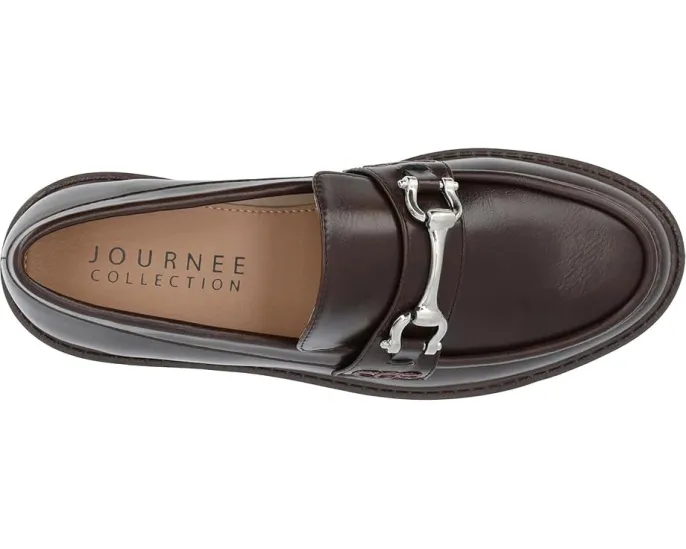 Лоферы Jessamey на удобной пене с круглым носком и квадратным каблуком Journee Collection