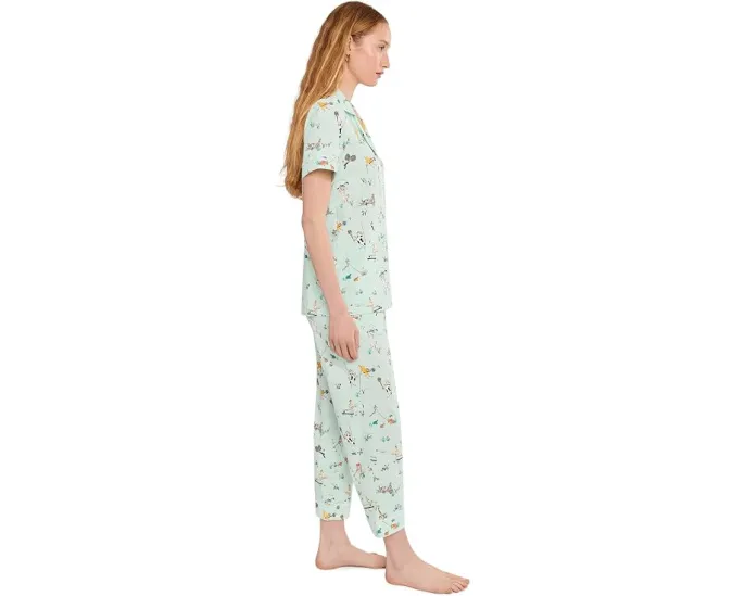 Пижамный комплект Bedhead PJs с короткими рукавами и укороченными брюками