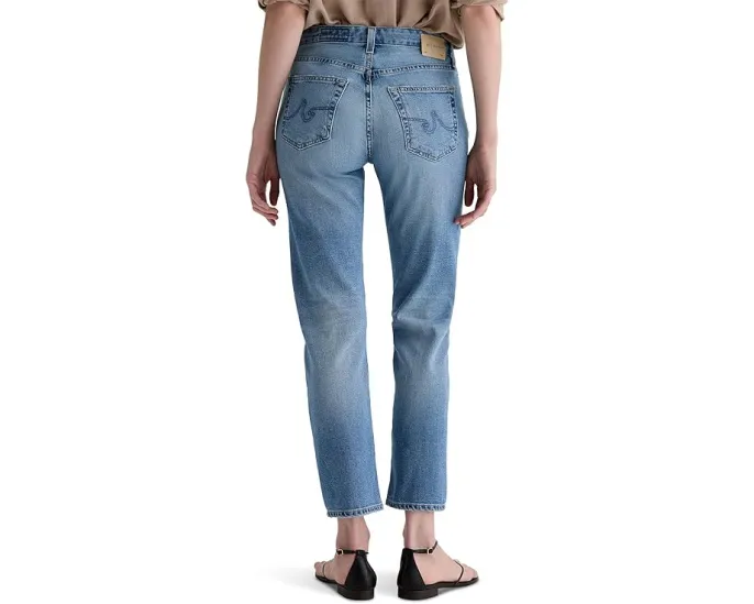Джинсы AG Jeans Ex-Boyfriend с завышенной талией и расслабленным кроем в оттенке 12 Years Odyssey
