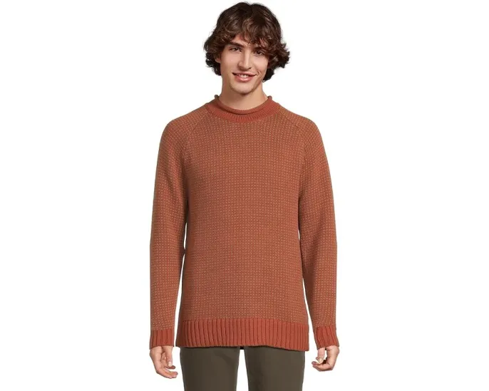 Свитер Signature из органического хлопка с воротником-стойкой и узором Fair Isle от L.L.Bean