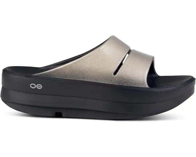 Сланцы OOFOS OOmega OOahh Luxe Slide с технологией OOfoam