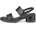 ECCO Босоножки Sculpted 35 Luxe Strap с открытым носком и каблуком-столбиком черные