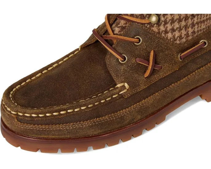 Ботинки Ranger Mid из замши и шерстяного твида Polo Ralph