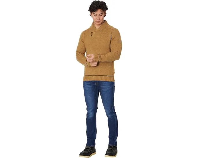 Fjällräven свитер Lada из шерсти ягненка с воротником шалькой