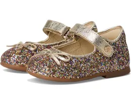 Балетки Naturino для девочек с блестками и ремешком на липучке