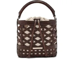 Мини сумка кроссбоди Mini Amelia от Brahmin с открытым верхом