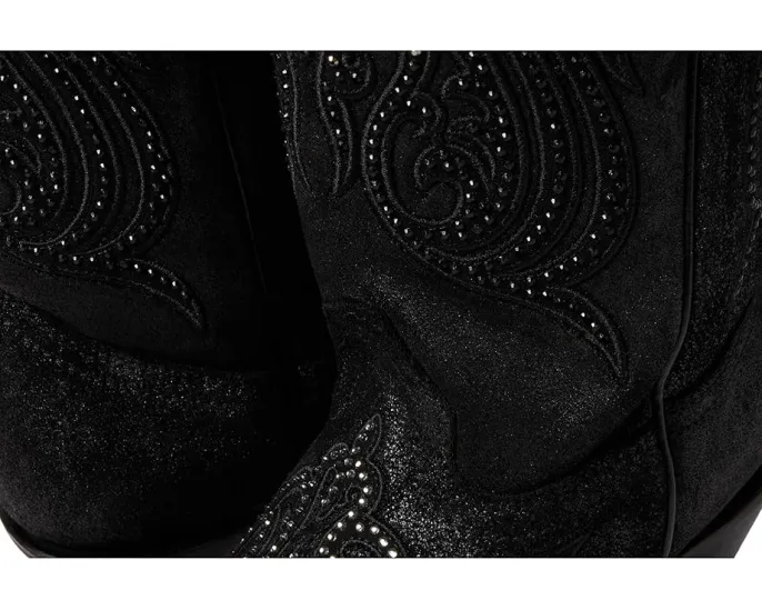 Высокие сапоги Corral C4097 до колена с кристаллами и кубинским каблуком