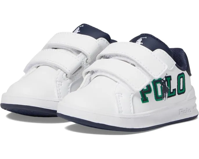 Кроссовки Polo Ralph Lauren Heritage Court II с графическим принтом для малышей