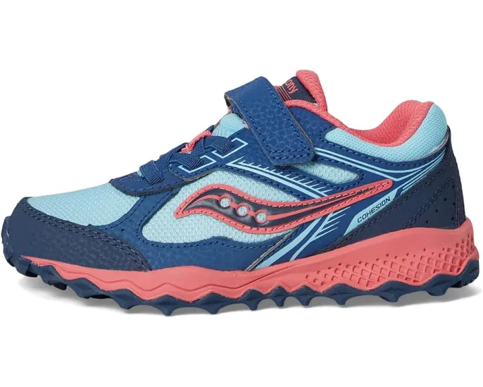 Детские кроссовки Saucony Cohesion TR14 A/C для бега по пересеченной местности с верхом из кожи и сетки