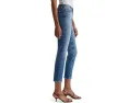Джинсы AG Jeans Mari с средней посадкой и прямым укороченным кроем