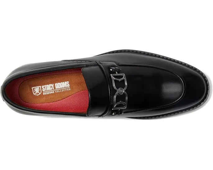 Слипоны Stacy Adams Boyd с мыском moc toe и металлическим декором