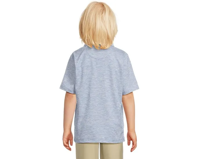 Поло Johnston & Murphy Kids с микро-полоской и эластичной тканью