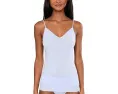Бесшовный топ на бретелях Cotton Seamless от Hanro с V-образным вырезом