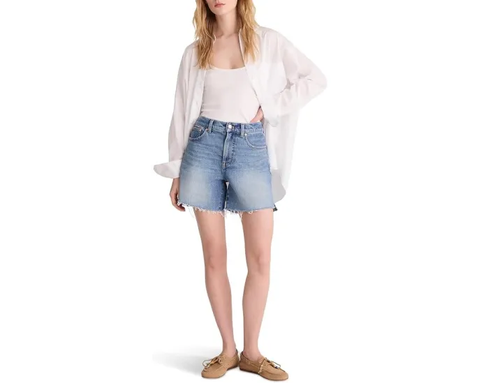 Шорты The Perfect Vintage Mid-Length от Madewell в стиле ретро