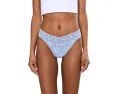 Трусы танга Hanky Panky Signature Lace Low Rise 3 шт с хлопковой ластовицей