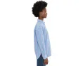 Madewell рубашка Easy Shirt из поплина в полоску