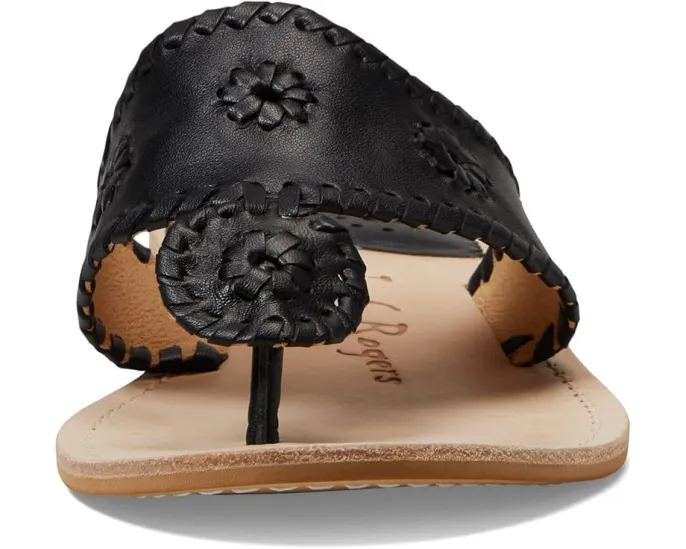 Сандалии Jack Rogers Jacks Flat Wide с кожаным верхом и низким каблуком