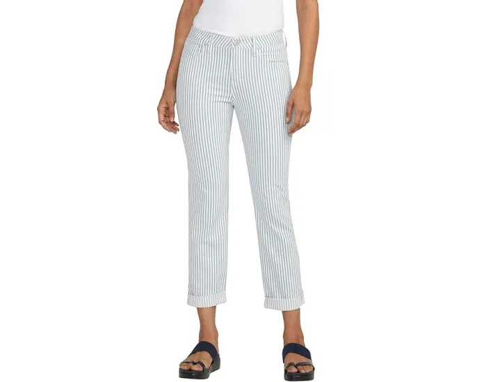 Джинсы Jag Jeans Carter Girlfriend с потертостями и классическим кроем