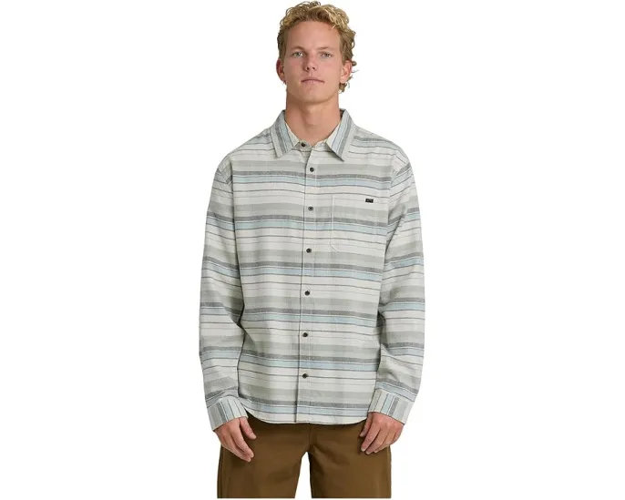 Фланелевая рубашка Billabong Coastline с эффектом состаренности и карманом на груди