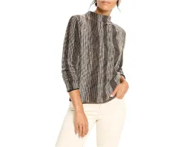 Свитер NIC+ZOE Petite Ombre с пиксельным узором и воронкообразным воротником