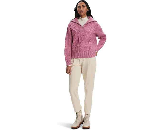 Свитер Varley Didi с косой и полузастежкой молнией в классическом крое