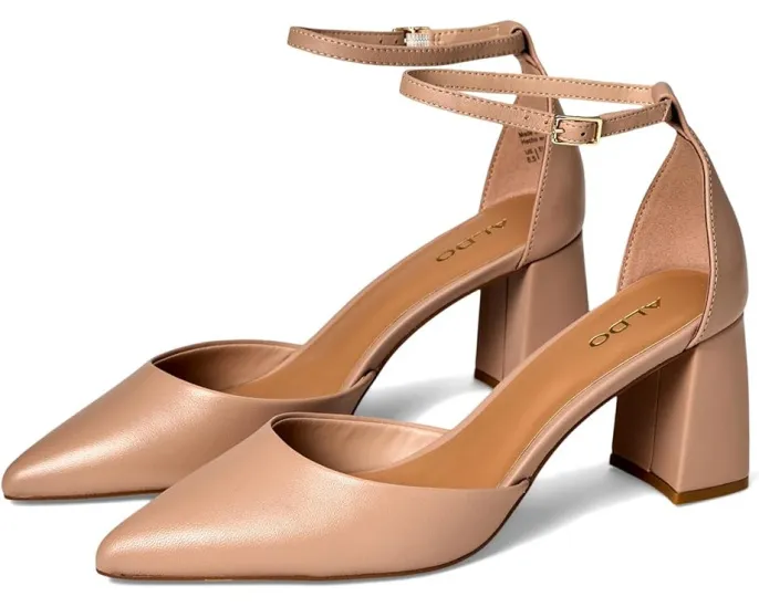 Босоножки ALDO Jan на каблуке с острым носком и ремешком на щиколотке