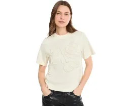 Футболка AllSaints Lisa Embos с тиснением и обычным кроем