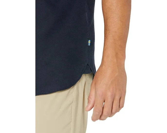 Fjällräven рубашка с коротким рукавом Övik Travel из конопли