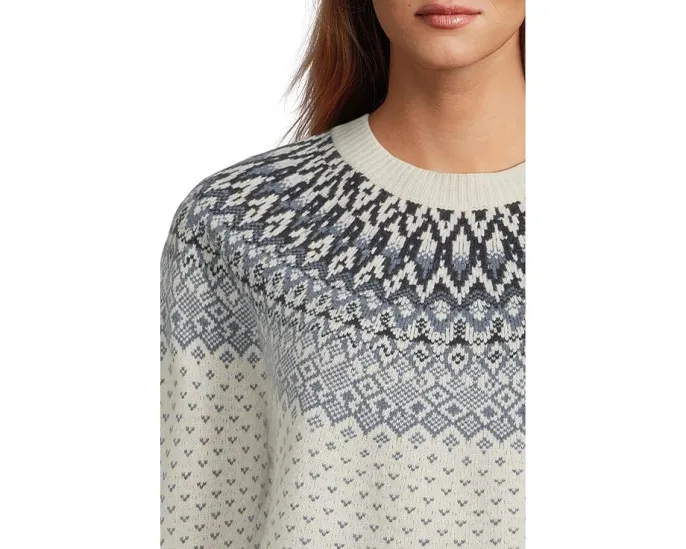 Свитер Vineyard Vines с узором Fair Isle из шерстяной смеси и воротником-гольф