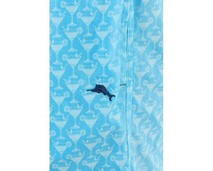 Пижамные штаны Tommy Bahama из хлопка с принтом и карманами