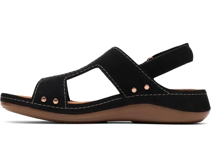 Сандалии Clarks Cecily Sun с позолоченной фурнитурой и стелькой Contour Cushion