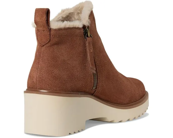 Ботинки TOMS Maude на платформе из замши с боковой молнией