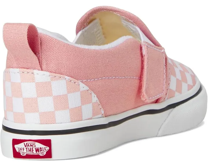 Детские кеды Vans Slip-On V для малышей с принтом и резиновой подошвой