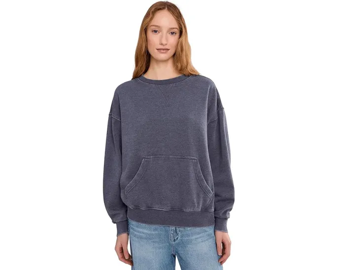 Оверсайз худи Free People Slow It Down с карманом кенгуру