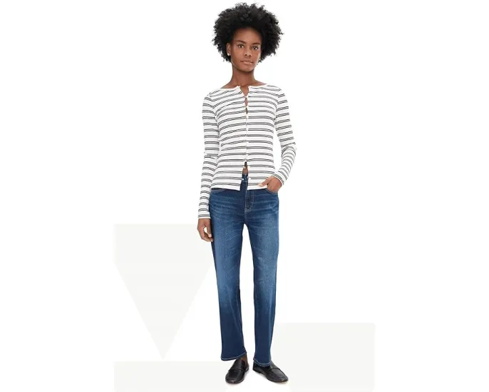 Топ Button Front Ribbed от Sanctuary в полоску