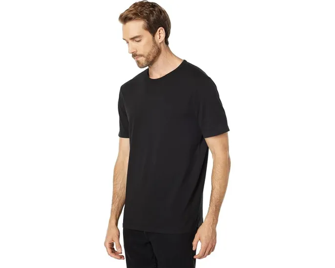 Футболка Vince с коротким рукавом и крашением в готовом виде