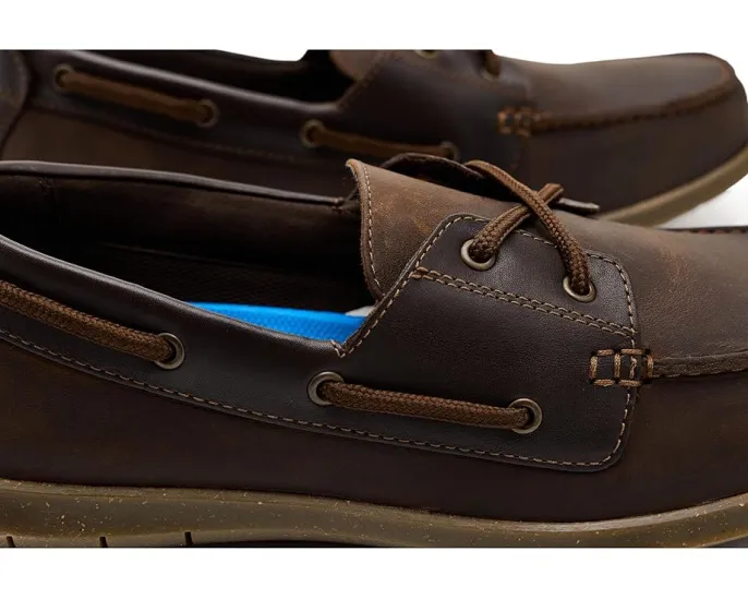 Туфли Clarks Flexway 2 Eye из нубука с гибкой резиновой подошвой