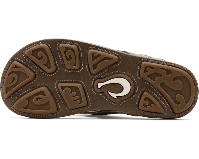 Сандалии OluKai Hiapo с ремнями из премиальной кожи и анатомической стелькой