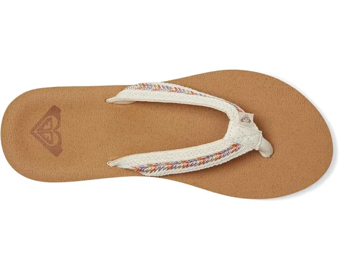 Шлепанцы Roxy Porto Iv с мягкими хлопковыми ремешками