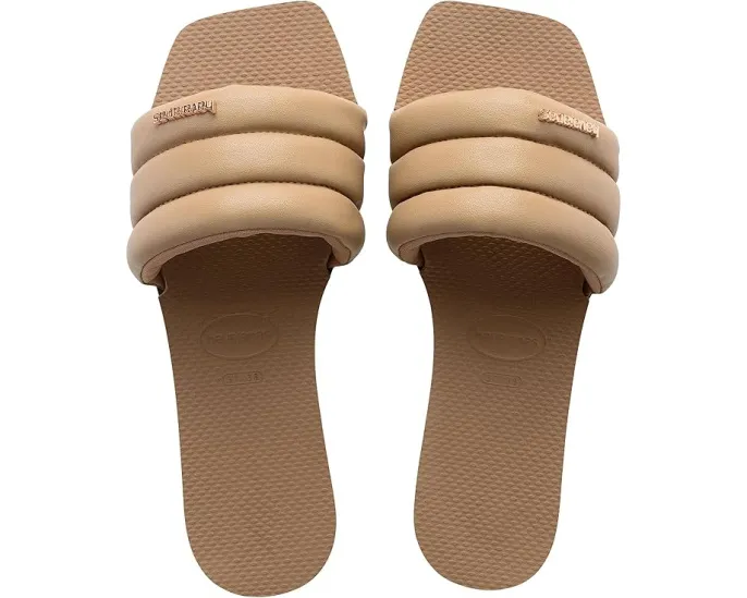 Havaianas Шлепанцы You Milan Flip Flop с квадратным носком и стелькой с рисовым узором