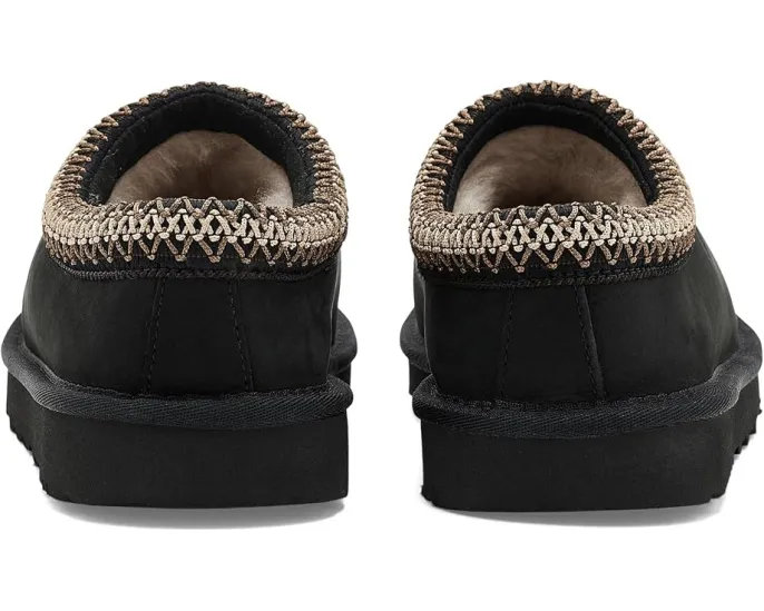 Слипоны UGG Tasman из нубука с мехом внутри