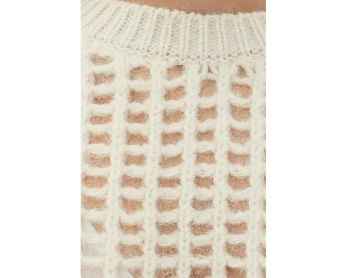 Джемпер AllSaints Suniva с резинкой по краям и прямым кроем