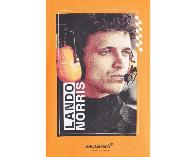 Puma Футболка McLaren Racing Lando Norris Driver Tee из хлопка